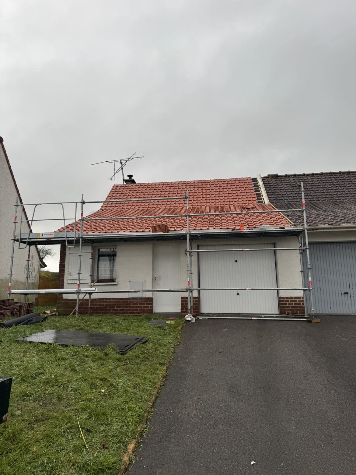 Couverture traditionnelle après travaux
