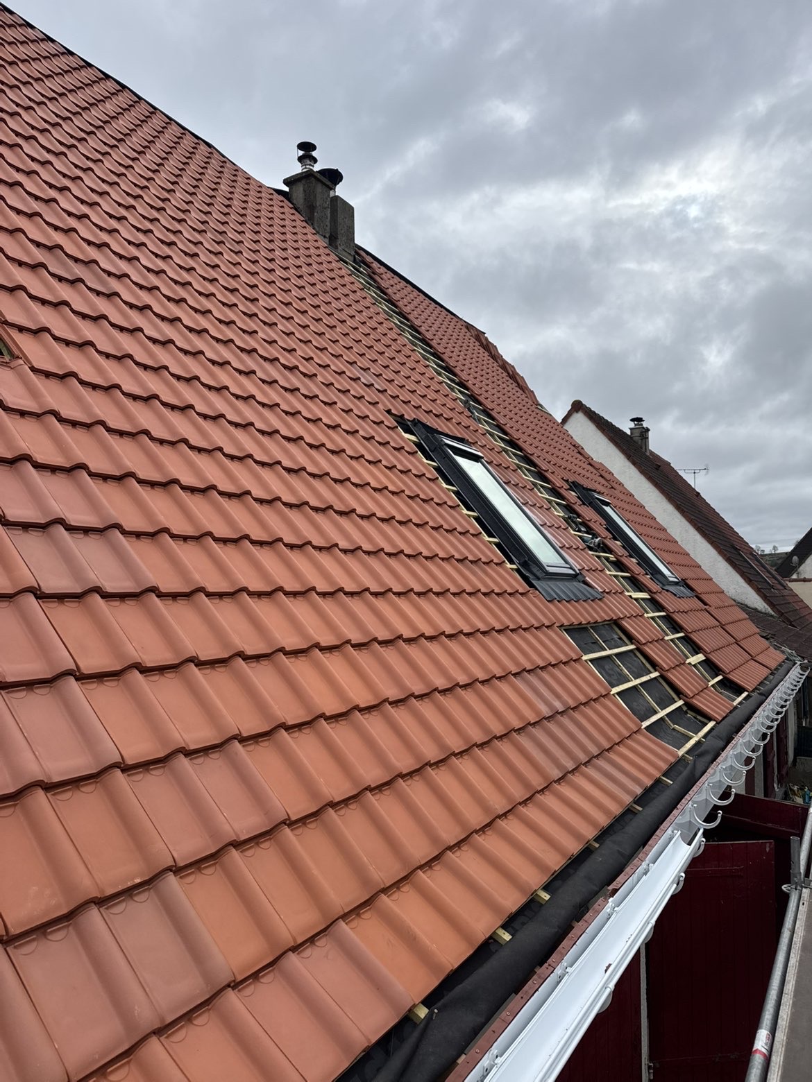 Couverture traditionnelle avant travaux