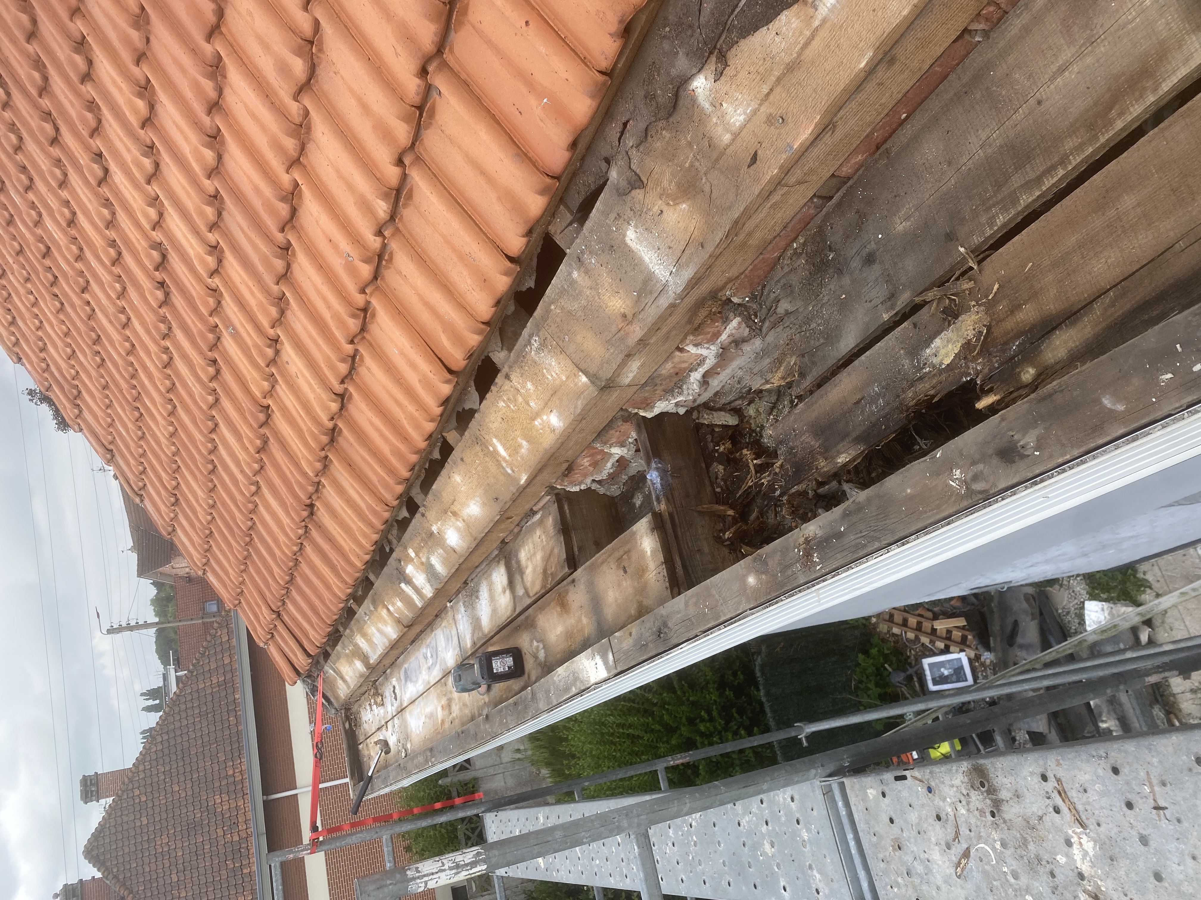Zinguerie avant travaux