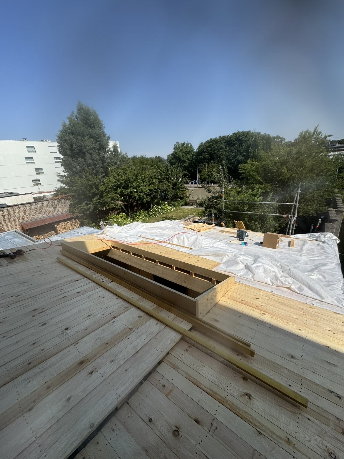 Zinguerie avant travaux